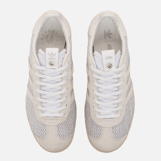 Женские кроссовки adidas Consortium x Juice Gazelle Primeknit White/Core Black/White