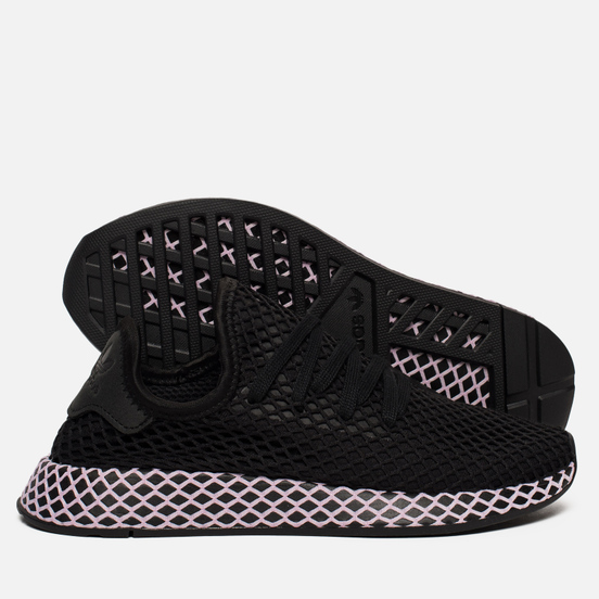 Женские кроссовки adidas Originals Deerupt Core Black/Core Black/Clear Lilac