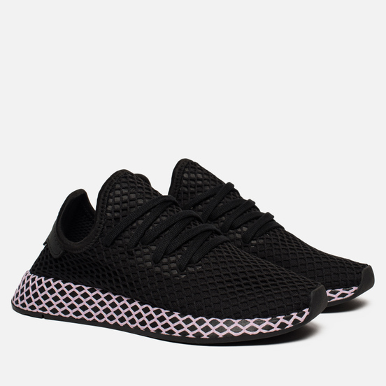 Женские кроссовки adidas Originals Deerupt Core Black/Core Black/Clear Lilac