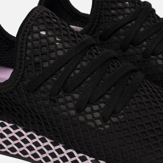 Женские кроссовки adidas Originals Deerupt Core Black/Core Black/Clear Lilac