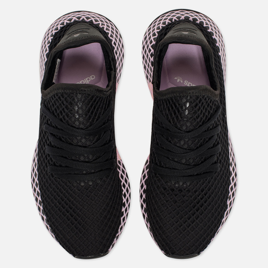 Женские кроссовки adidas Originals Deerupt Core Black/Core Black/Clear Lilac