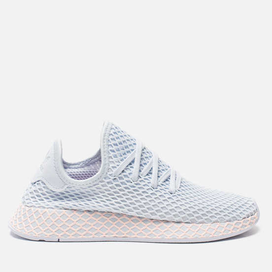 Женские кроссовки adidas Originals Deerupt Runner Aero Blue/Aero Blue/Clear Orange