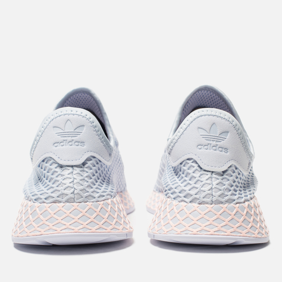 Женские кроссовки adidas Originals Deerupt Runner Aero Blue/Aero Blue/Clear Orange