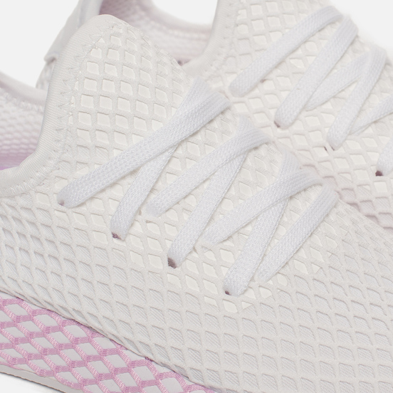 Женские кроссовки adidas Originals Deerupt White/White/Clear Lilac