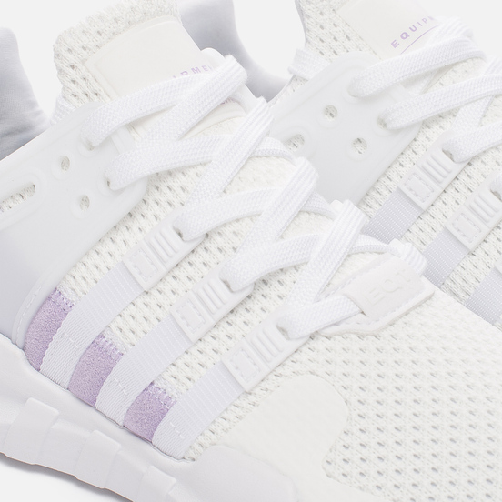 Женские кроссовки adidas Originals EQT Support ADV White/White/Purple Glow