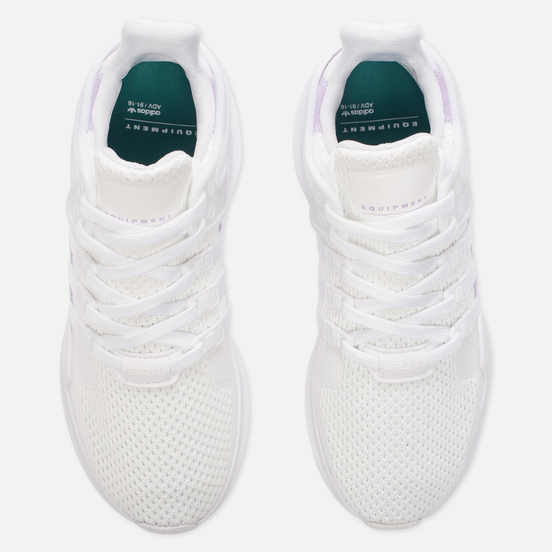 Женские кроссовки adidas Originals EQT Support ADV White/White/Purple Glow