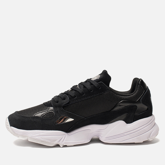 Женские кроссовки adidas Originals Falcon Core Black/Core Black/White