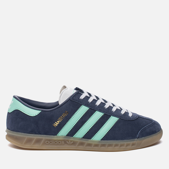 Adidas hamburgs grey and blue on sale