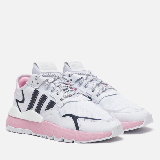 Женские кроссовки adidas Originals Nite Jogger Cloud White/True Pink/Core Black