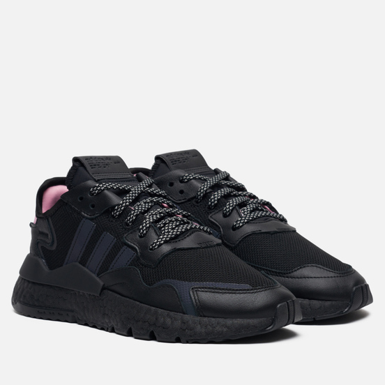 Женские кроссовки adidas Originals Nite Jogger Core Black/True Pink/Cloud White
