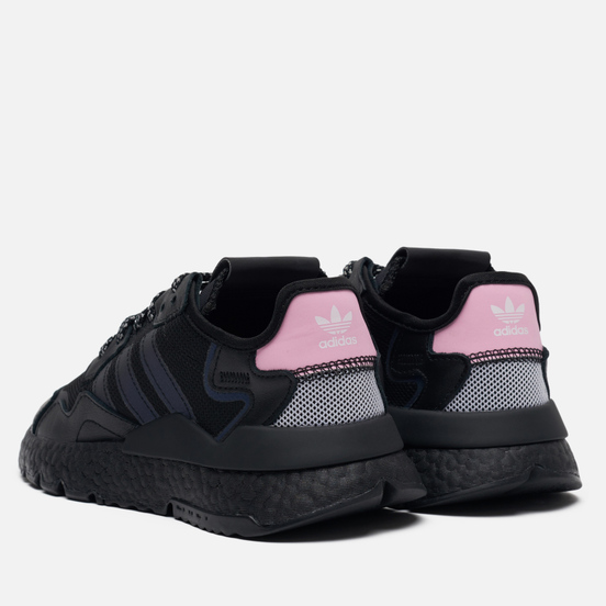 Женские кроссовки adidas Originals Nite Jogger Core Black/True Pink/Cloud White