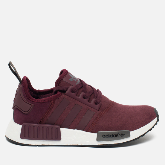 grey and maroon nmd
