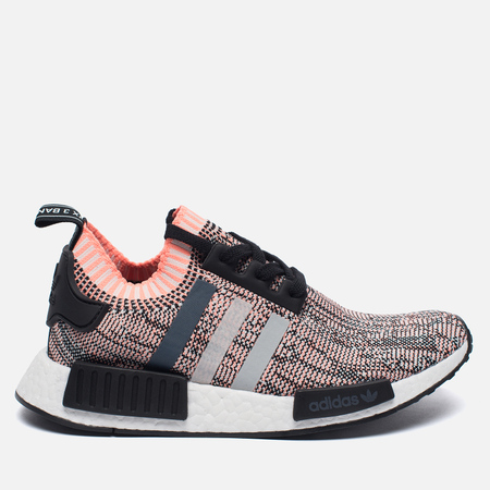 Женские кроссовки adidas Originals NMD R1 Primeknit Salmon Pink/White/Core Black