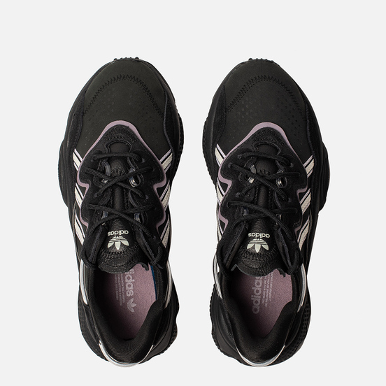 Женские кроссовки adidas Originals Ozweego Core Black/Off White/Legacy Purple