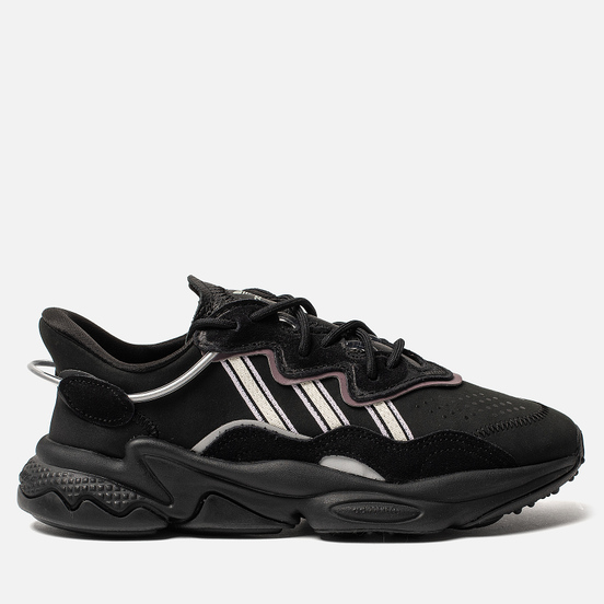 Женские кроссовки adidas Originals Ozweego Core Black/Off White/Legacy Purple
