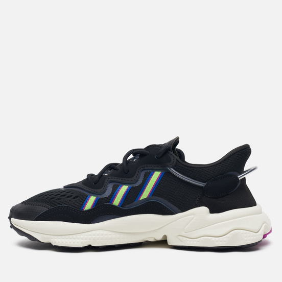 Женские кроссовки adidas Originals Ozweego Core Black/Solar Green/Vivid Pink