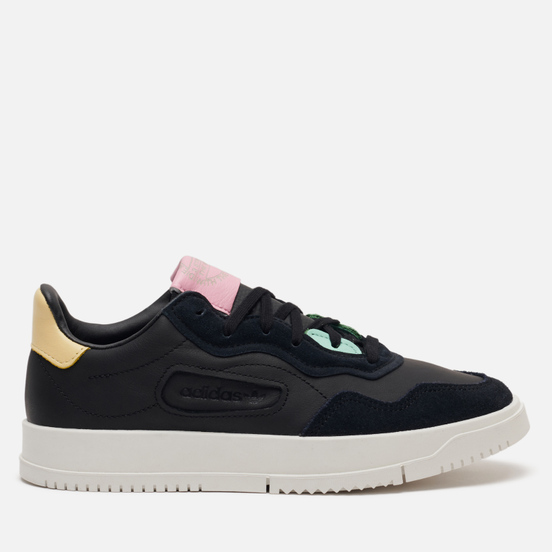 Женские кроссовки adidas Originals Super Court Premiere Core Black/Core Black/Easy Yellow
