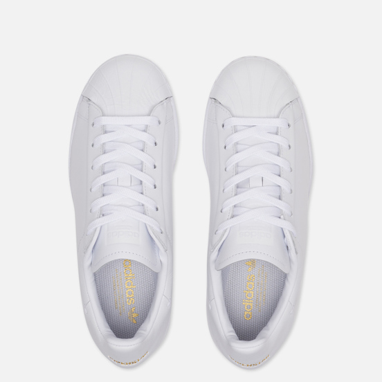 Женские кроссовки adidas Originals Superstar Pure LT White/Core Black/Gold Metallic