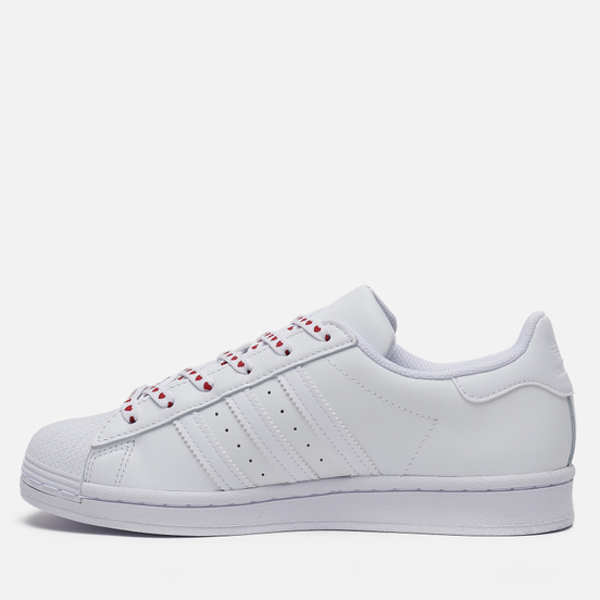 Женские кроссовки adidas Originals Superstar Valentine’s Day Cloud White/Core Black/Glory Pink