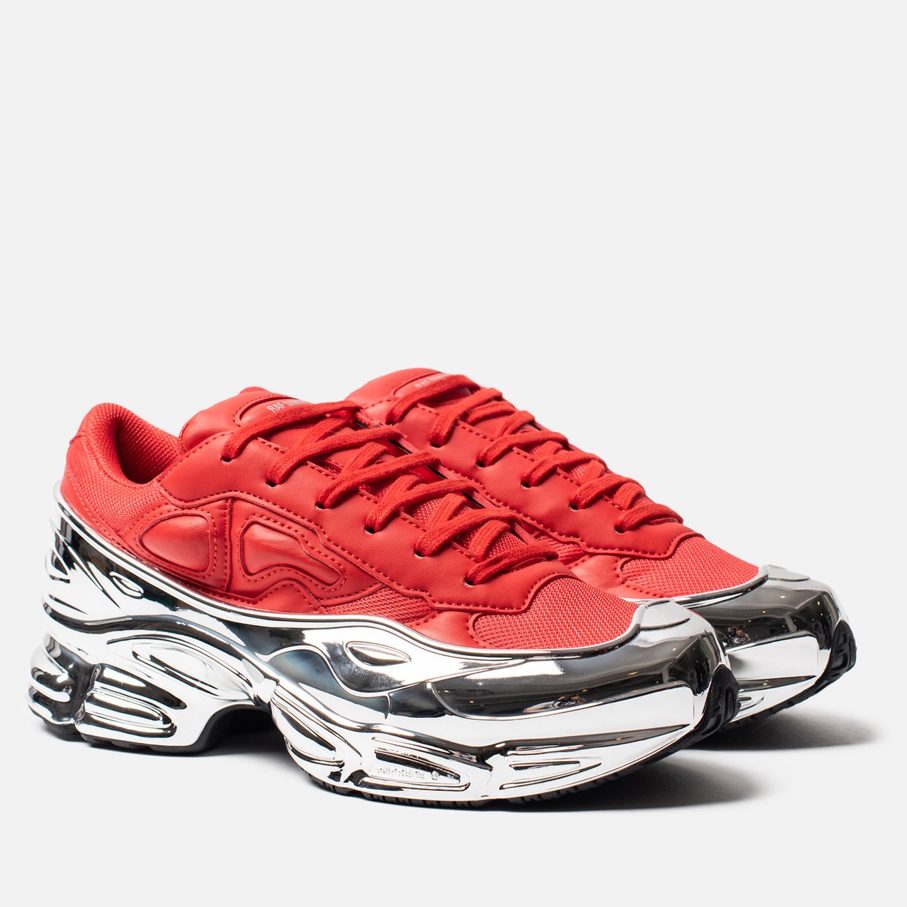 raf simons red and silver