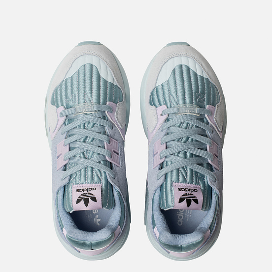 Женские кроссовки adidas Originals ZX Torsion Ash Grey/Purple Tint/Sky Tint