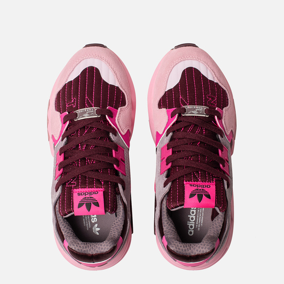Женские кроссовки adidas Originals ZX Torsion Maroon/Shock Pink/True Pink