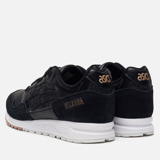 Женские кроссовки ASICS Gel-Saga Leather Black/Black