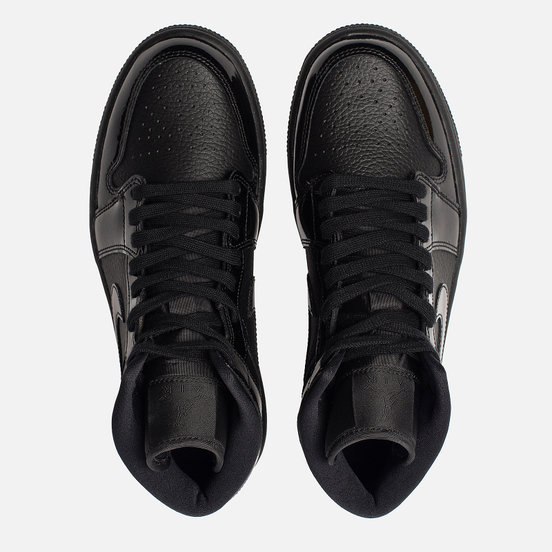 Женские кроссовки Jordan Air Jordan 1 Mid Black/Black