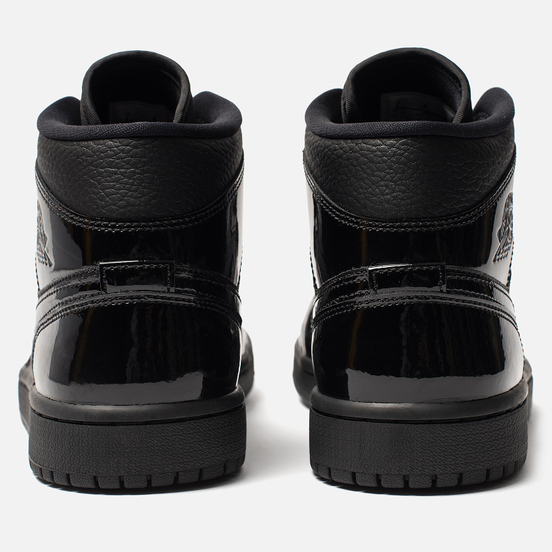 Женские кроссовки Jordan Air Jordan 1 Mid Black/Black