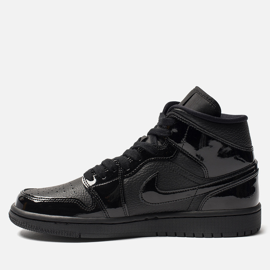 Женские кроссовки Jordan Air Jordan 1 Mid Black/Black