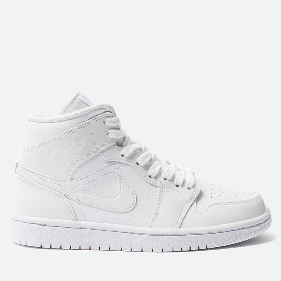 Женские кроссовки Jordan Air Jordan 1 Mid White/White