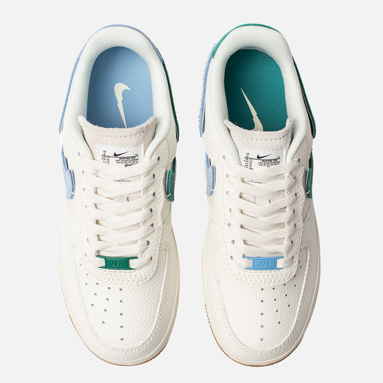 Женские кроссовки Nike Air Force 1 '07 LXX Sail/Mystic Green/Light Blue/White