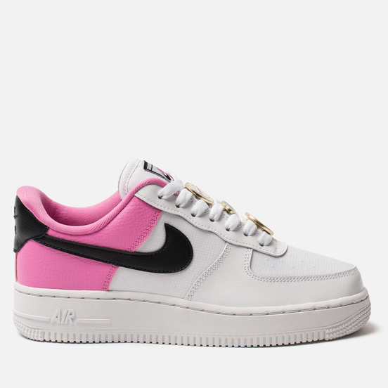 nike air force white black china rose