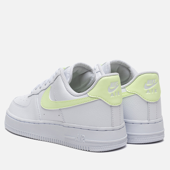 Женские кроссовки Nike Air Force 1 '07 White/Barely Volt/White/White