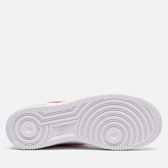 Женские кроссовки Nike Air Force 1 '07 White/Noble Red/White/White