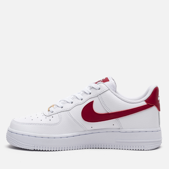 Женские кроссовки Nike Air Force 1 '07 White/Noble Red/White/White