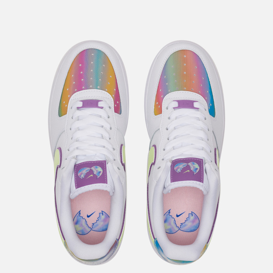 Женские кроссовки Nike Air Force 1 Low Easter 2020 White/Barely Volt/Hyper Blue