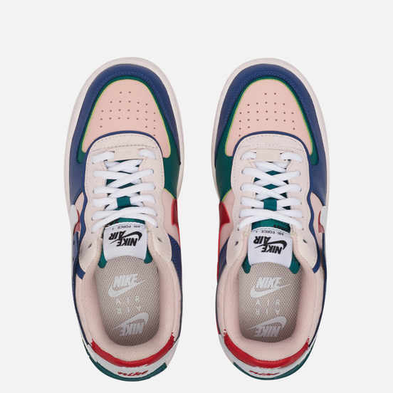Женские кроссовки Nike Air Force 1 Shadow Mystic Navy/White/Echo Pink/Gym Red