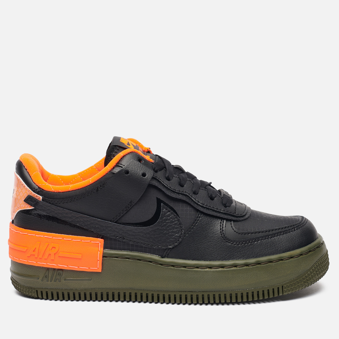 Nike Air Force 1 Black Orange CQ3317 001