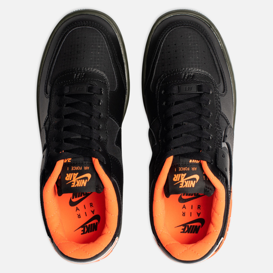 Кроссовки Nike Wmns Air Force 1 Shadow SE Black/Black/Hyper Crimson/Cargo Khaki