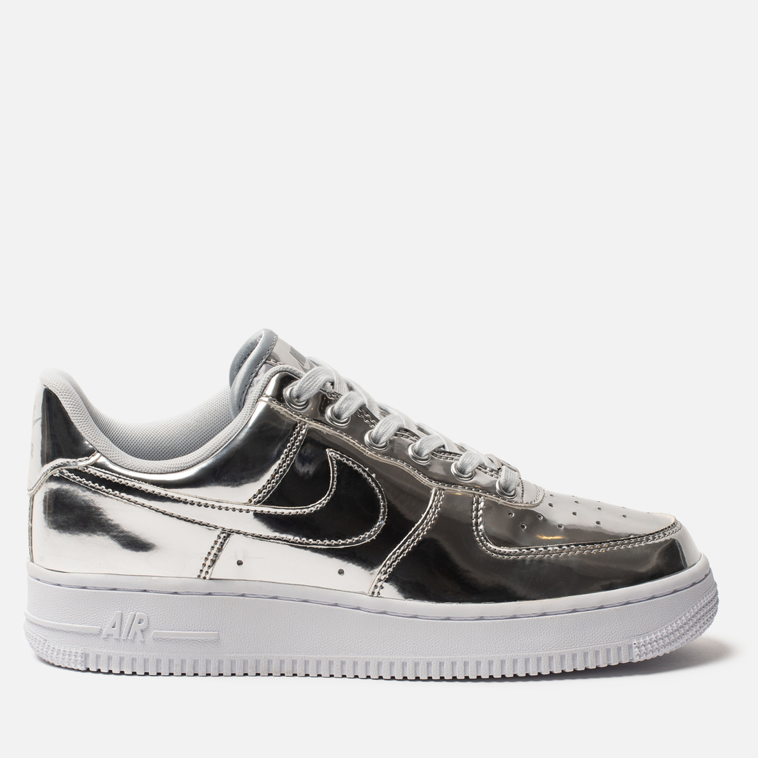 nike air force 1 with silver