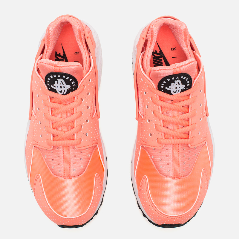 Nike air huarache white pink orange best sale