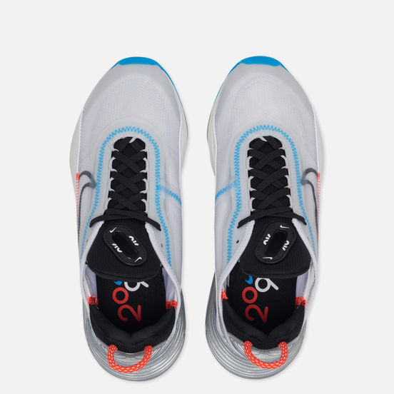 Женские кроссовки Nike Air Max 2090 White/Black/Pure Platinum/Bright Crimson