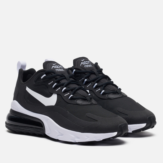 Женские кроссовки Nike Air Max 270 React Black/White/Black/Black