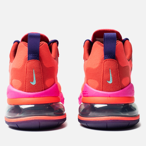 Женские кроссовки Nike Air Max 270 React Mystic Red/Bright Crimson/Pink Blast