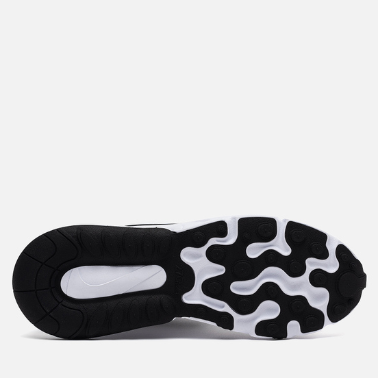 Женские кроссовки Nike Air Max 270 React White/Black/Metallic Silver
