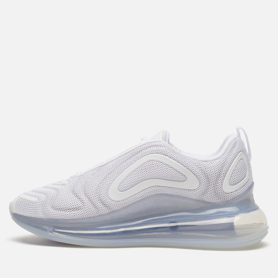 Женские кроссовки Nike Air Max 720 White/White/Metallic Platinum/Pure Platinum