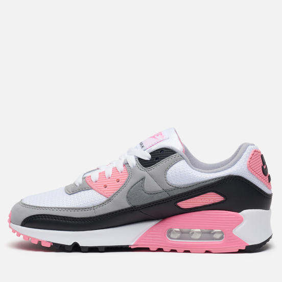 Женские кроссовки Nike Air Max 90 30th Anniversary White/Particle Grey/Rose/Black