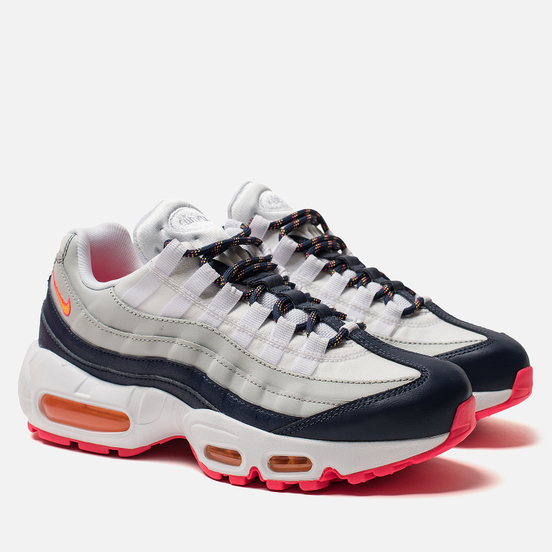 nike air max 95 midnight navy laser orange