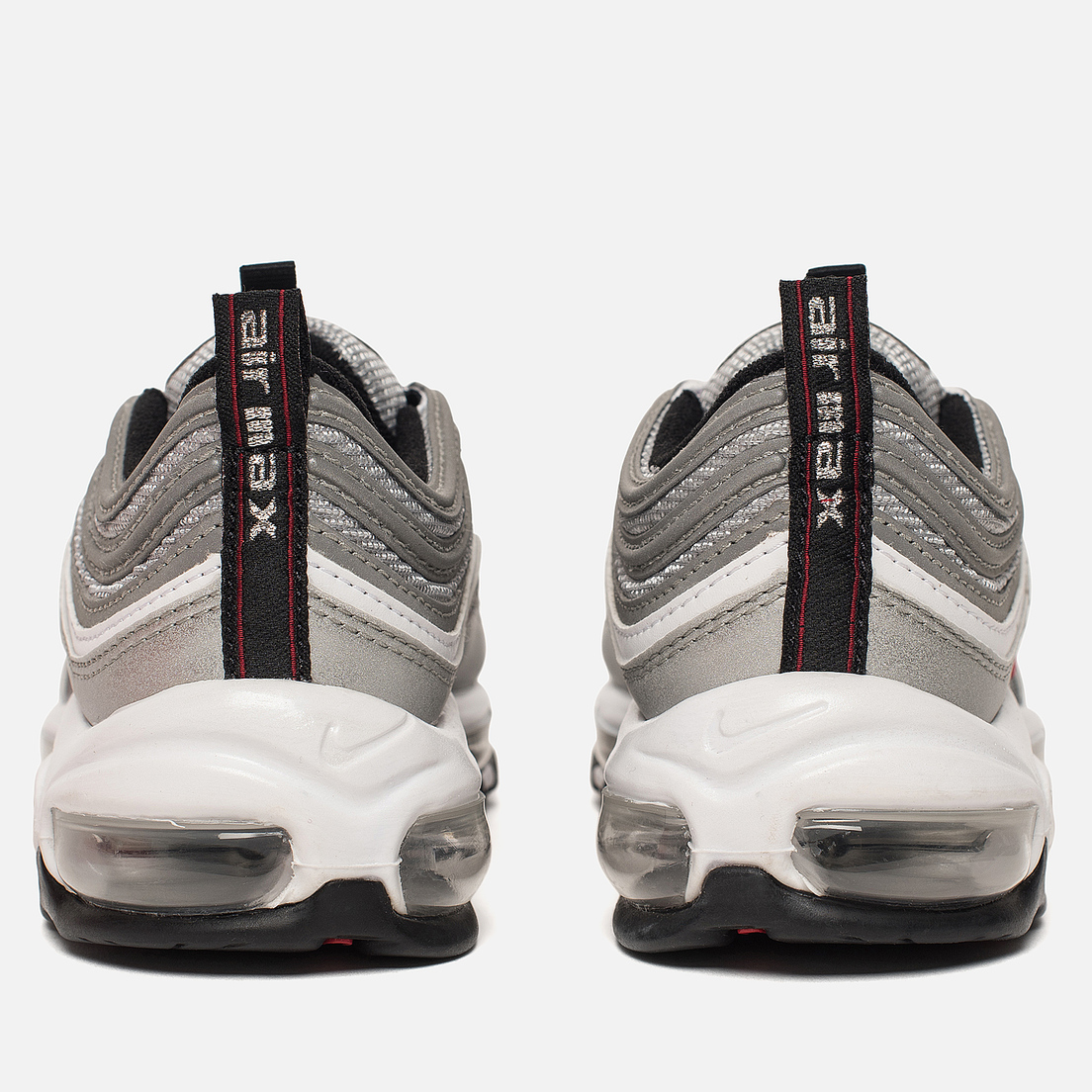 Nike air max 97 metallic silver varsity red hotsell